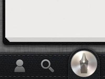 App Pad app icon iphone leather pad paper