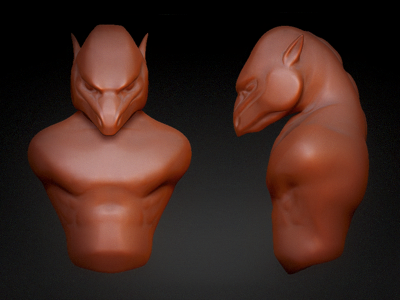 ZBrush Character Part 2 3d character illustration model zbrush