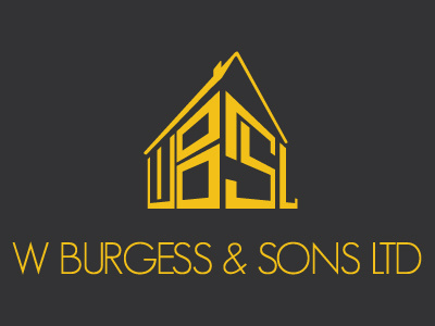 W Burgess & Sons Ltd branding illustration logo vector