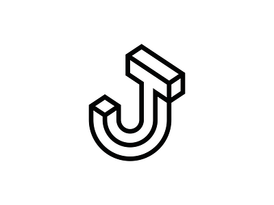 Isometric TJ Or JT (Logo For Sale) branding company design graphic design identity isometric jt logo logo for sale logomark modern monogram simple tj