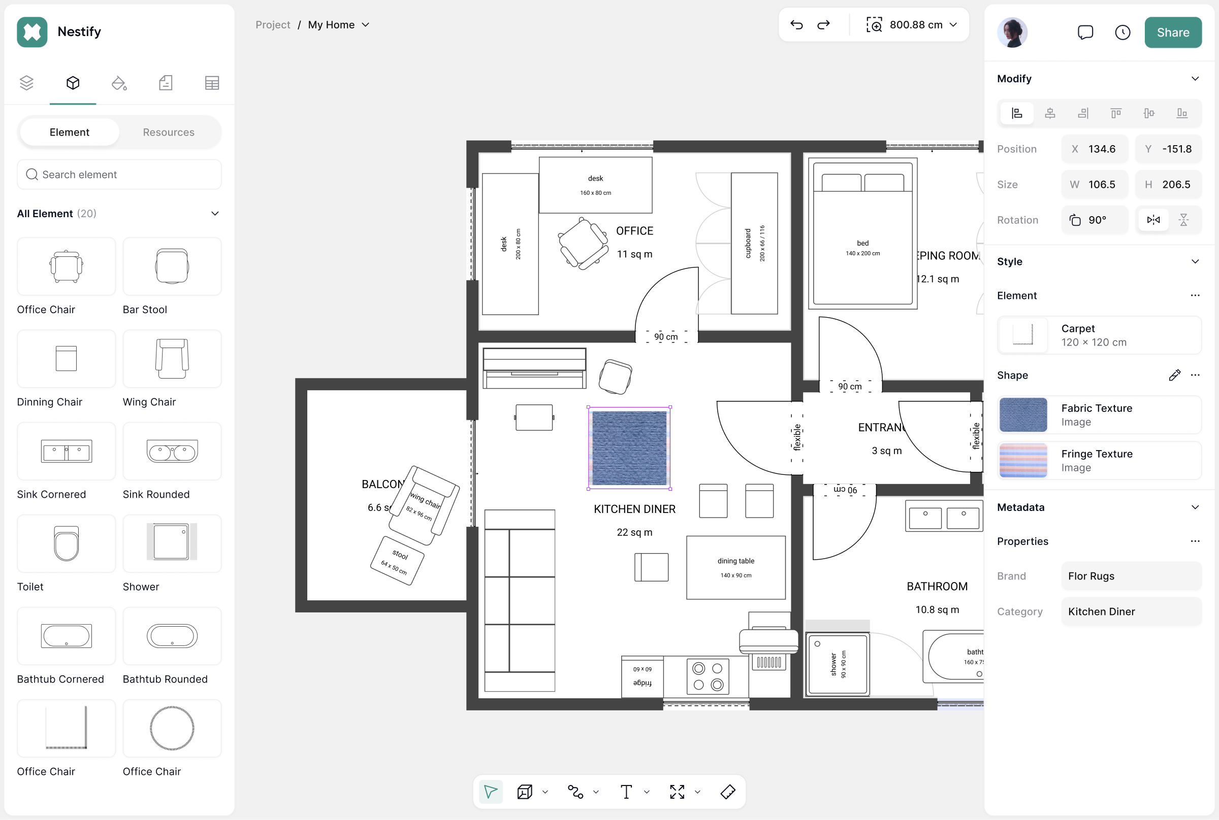Example of Premium Dashboard For Saas / Ai / Crm