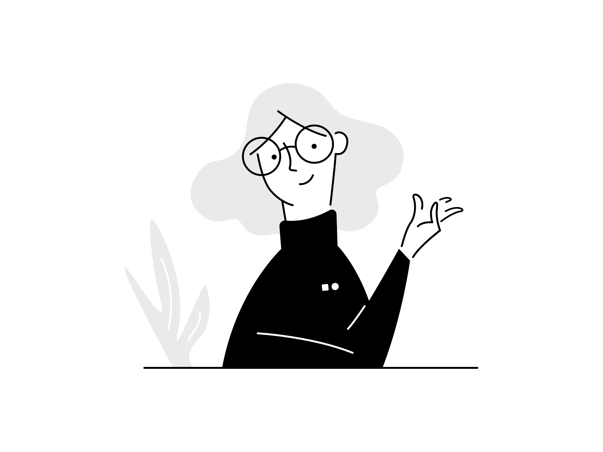 Skivvy girl animation blackandwhite illustration ink