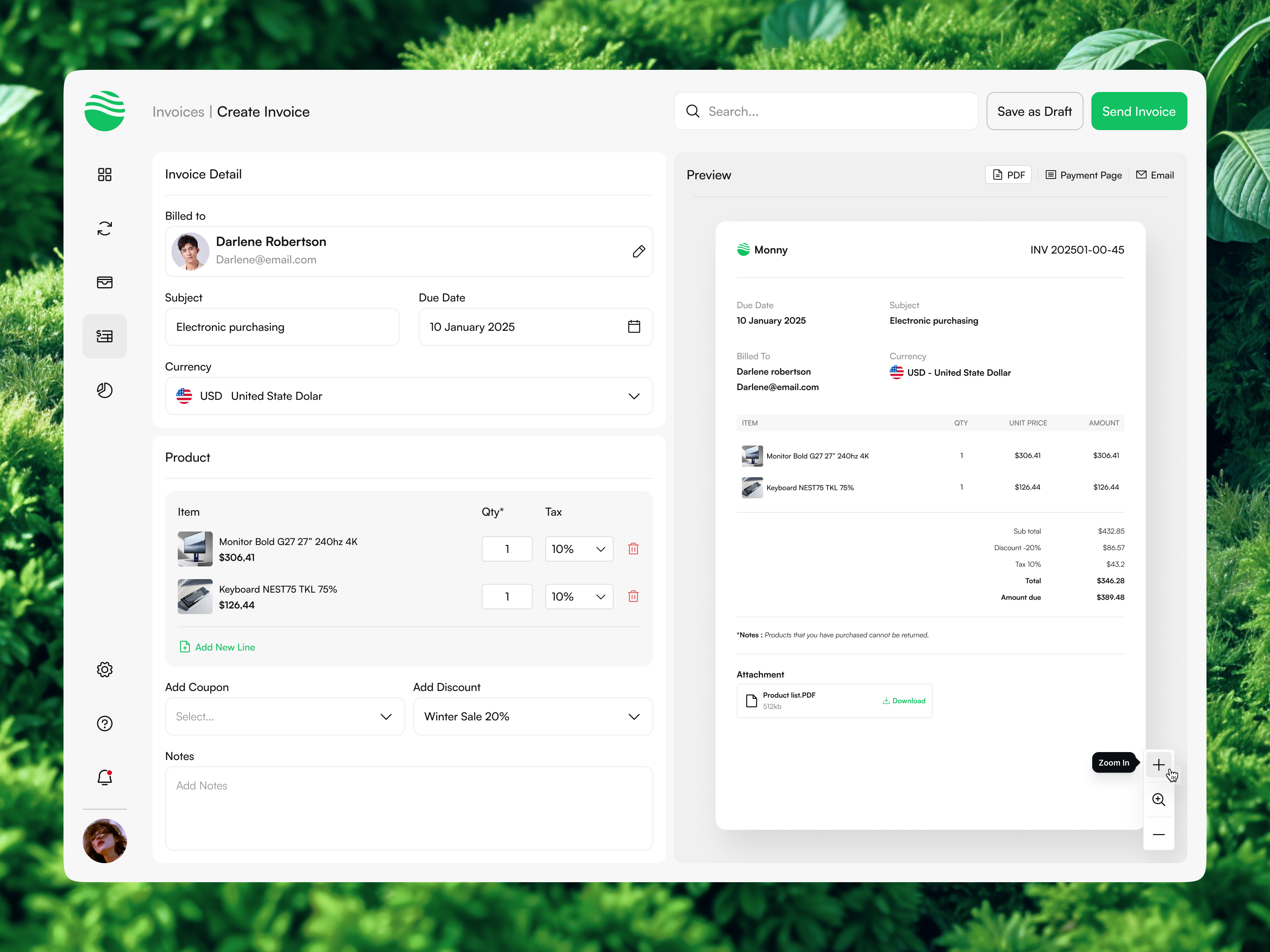 Invoice Template designs, themes, templates and downloadable graphic ...