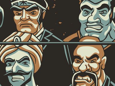 Multiplayer 2... illustration ink pen video game