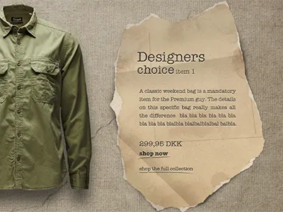 Vintage paper clothes grunge label old paper shop text texture torn vintage