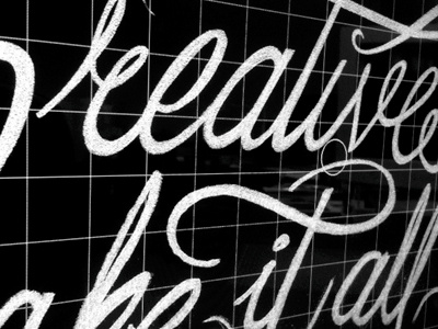 Creatives make it all better... design hand drawn lettering tshirt