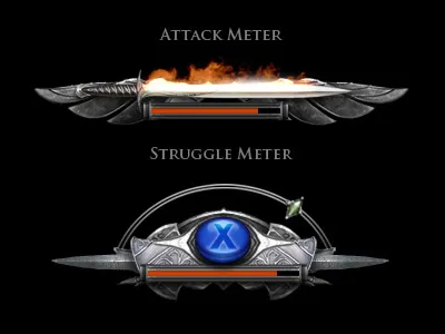 The Lord of the Rings Game UI game meter ui