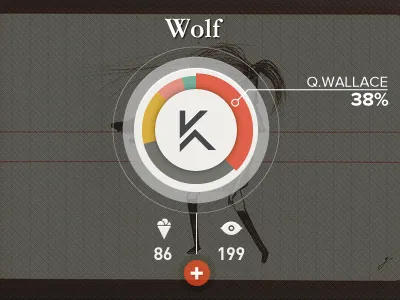 Pie Chart Workload add animate hue ice cream icon pastels pie chart project rollover soft timeline ux views workflow