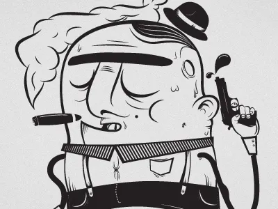 Melon Gangsta gangsta melon t shirt vector