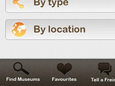 Travel Trot brown design gray iphone orange ui white