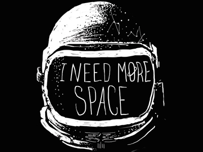 Never Date Astronaut apparel illustration print t shirt threadless