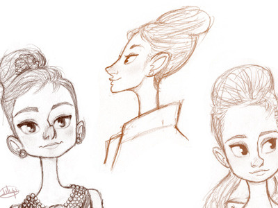 Breakfast At Tiffanys Sketches at breakfast character design lucarelli luigi tiffanys