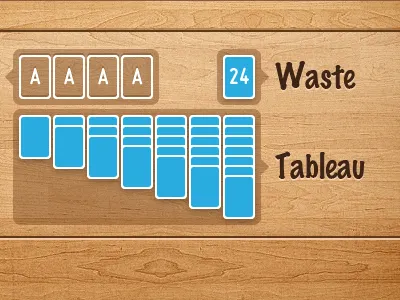 Solitaire explained game iphone marker felt texture ui wood