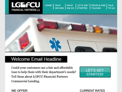 Commercial Lending email email email marketing financial html