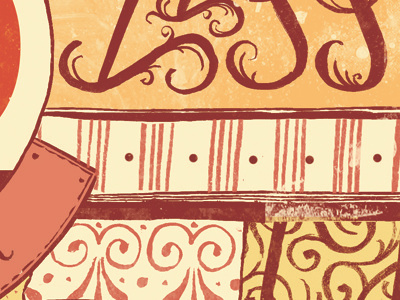 10 Rules design golden illustration orange yellow