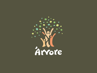 Logo da Árvore bauru bitencourt brand brand identity branding brasil brazil breno breno bitencourt crowd design design studio family featured happiness identidade de marca identidade visual identity logodesign logodesigner logotipo logotype party people tree visual identity Árvore