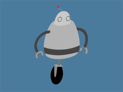 Robot Step 2: Vector illustration robot vector