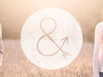 Aim & Arrow Photographers ampersand brand colorkite logo mark photo photographers photography website wife