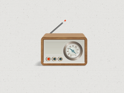 Radio Gaga illustration illustrator old old paper old radio photoshop radio texture vintage