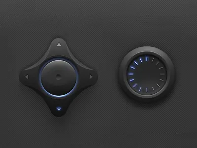 Ui stuff blue dark grey gui ui