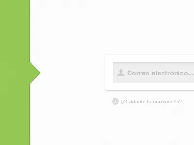 Login rebound! design elegant field form green input interface label login ui web website