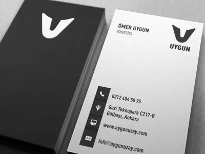 Uygun Business Cards aerospace aviation branding business cards space uygun