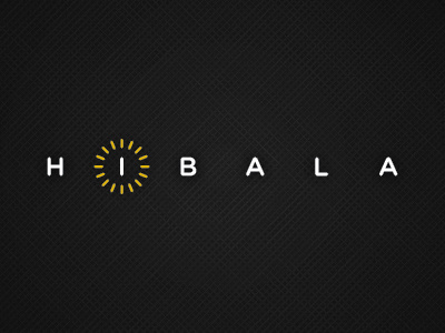 Hibala logo typography