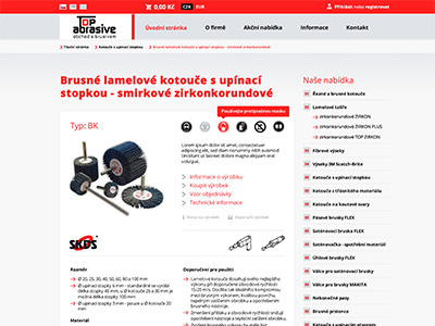 Topabrasive - new design design detail fireworks page webdesing