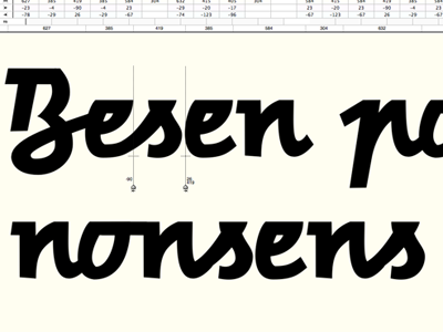 Besen nonsens typedesign