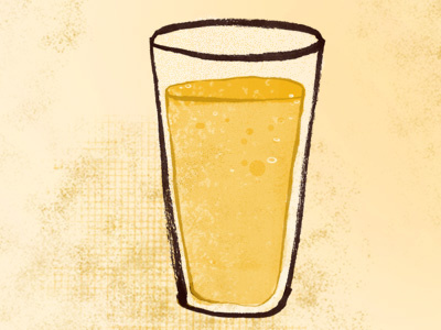 Beeer beer brush illustration ink texture
