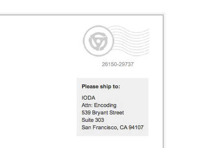 Packing List ioda shipments