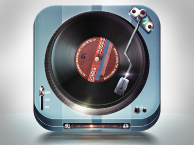 LP Player icon icon lp music player