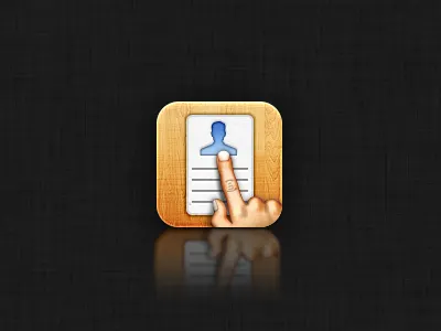 WIP - Cardflick icon busines card cardflick client finger hired icon work