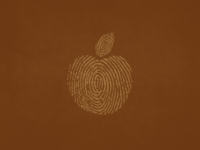 Food Origin Logo apple fingerprint food logo