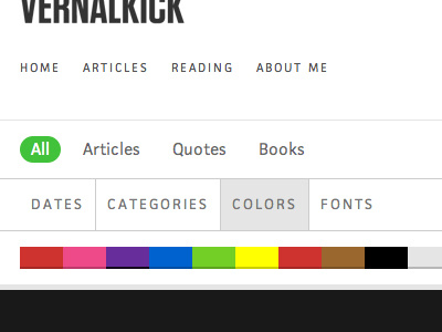 Navigations colorbars facit web navigation