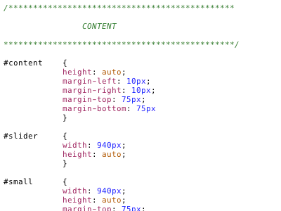 CSS code coding css html portfolio website