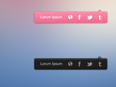 CSS Tool Tips css facebook html java locodesignz network social tool tips tumblr twitter