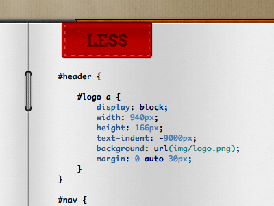 Css2Less book code convert css less