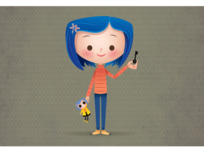 Coraline coraline cute gamine kawaii