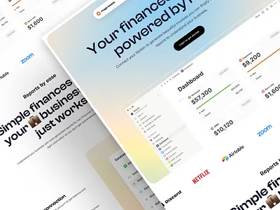 Website redesign - Magic Beans auto generated automated invoices colors connect control documents finances information invoices minimalistic style modern redesign report style ui ux website