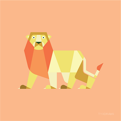 Lion adobe africa brand cat design forest icon jungle lion lioness meow nature roar savanna tiger vector zoo