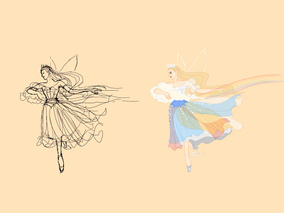 Rainbow Fairy characterdesign design fairy illustration sketch