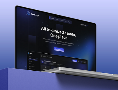 RWA landing page asset management blockchain digital asset landing page real world asset rwa rwa landing page tokenization web3 landing page
