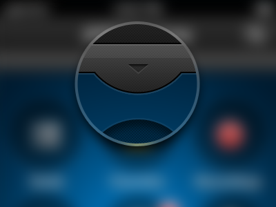 Drawer ios iphone navigation texture ui