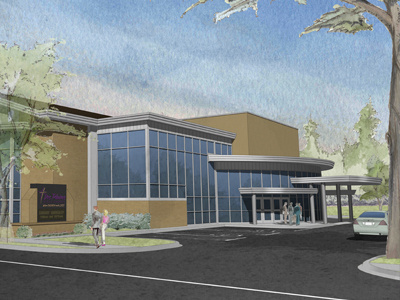 Church Rendering architecture illustration rendering