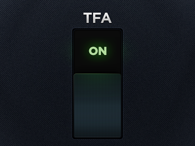 TFA #dwmheaj: ON! button folio off on pattern portfolio switch turn ui