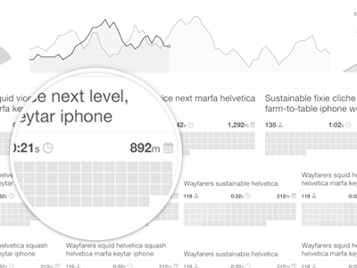 Wireframe data stats visualization wireframe