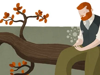 Spark editorial illustration nature photoshop spark tree