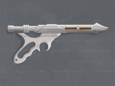 Westar 34 blaster illustration jango fett star wars