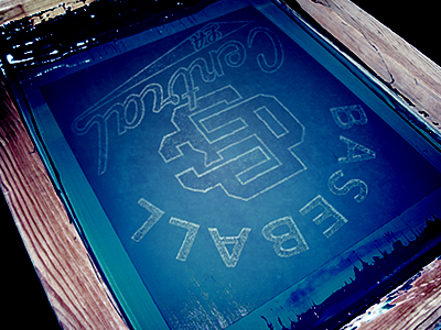 Baseball Central screen shot baseball screen print silkscreen